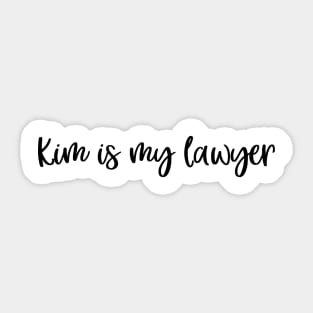 KIM LAWYER HYPEBEAST Sticker